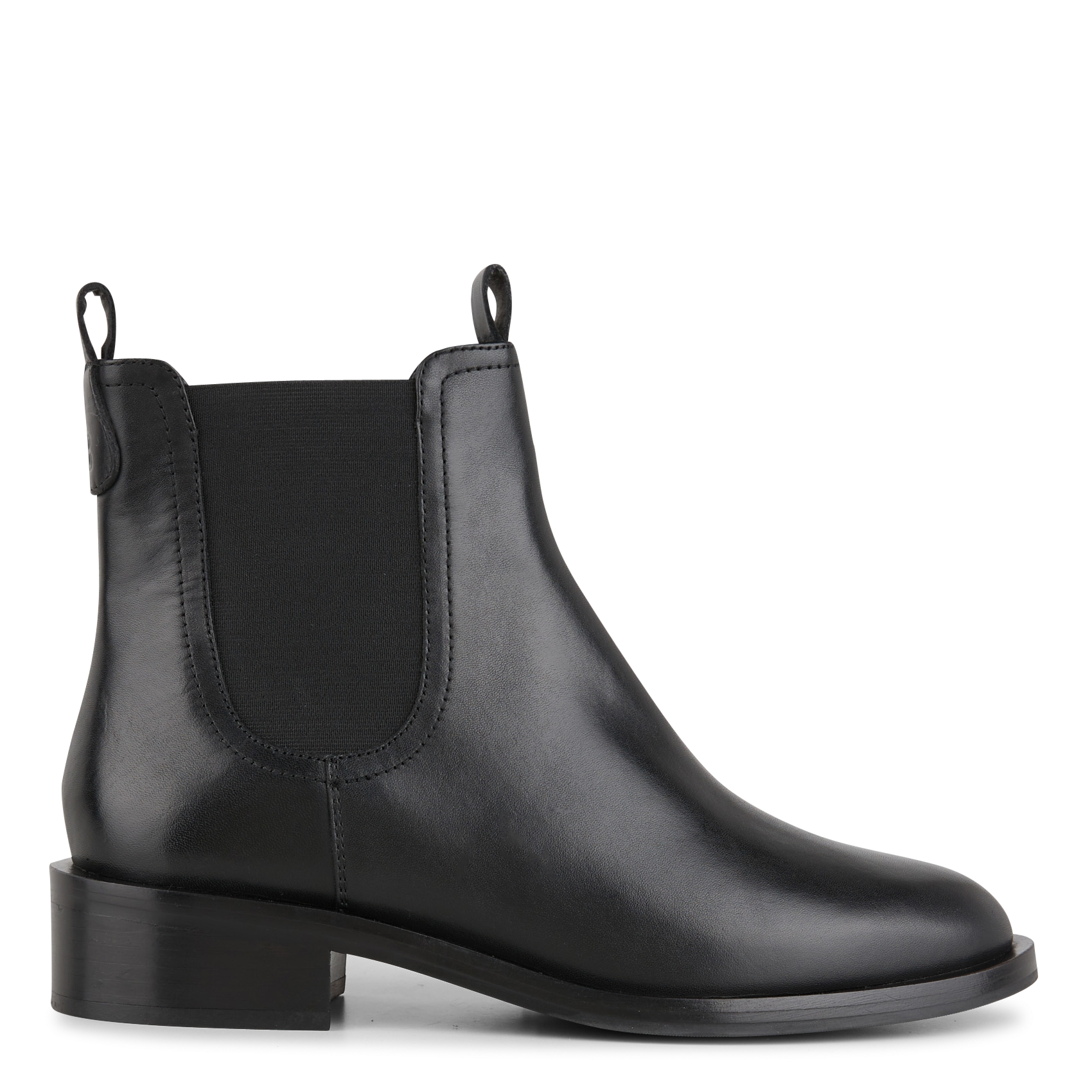 FALK - Bottines à talons en cuir | Noir