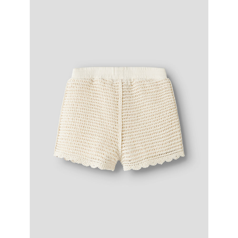 Køb Lil'Atelier Coconut Milk Nmfflora Strik Shorts Lil