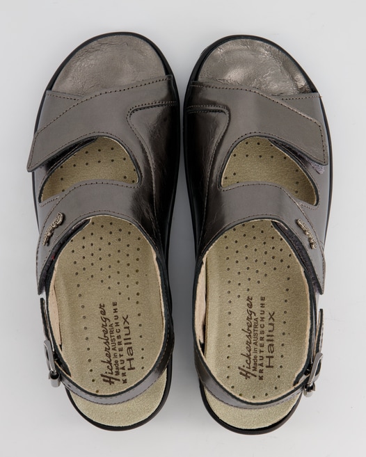 Hickersberger Kräuterschuhe Pantoletten in Silber