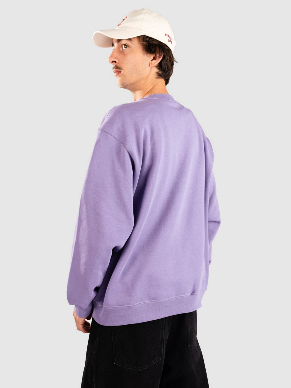 Vans Left Chest II Loose Crew Sweater purple haze