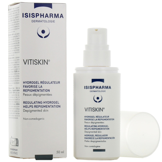 Vitiskin Isispharma : hydrogel régulateur peau dépigmentée - Vitiligo
