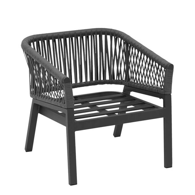 Salon de jardin ORIENGO Anthracite & Graphite