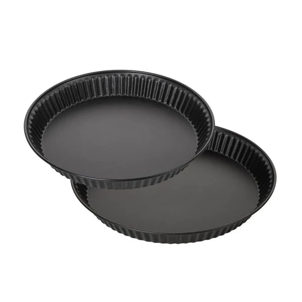 Set de 2 moules à tartes ou quiches de 28 cm et 30 cm Spécial Countrie