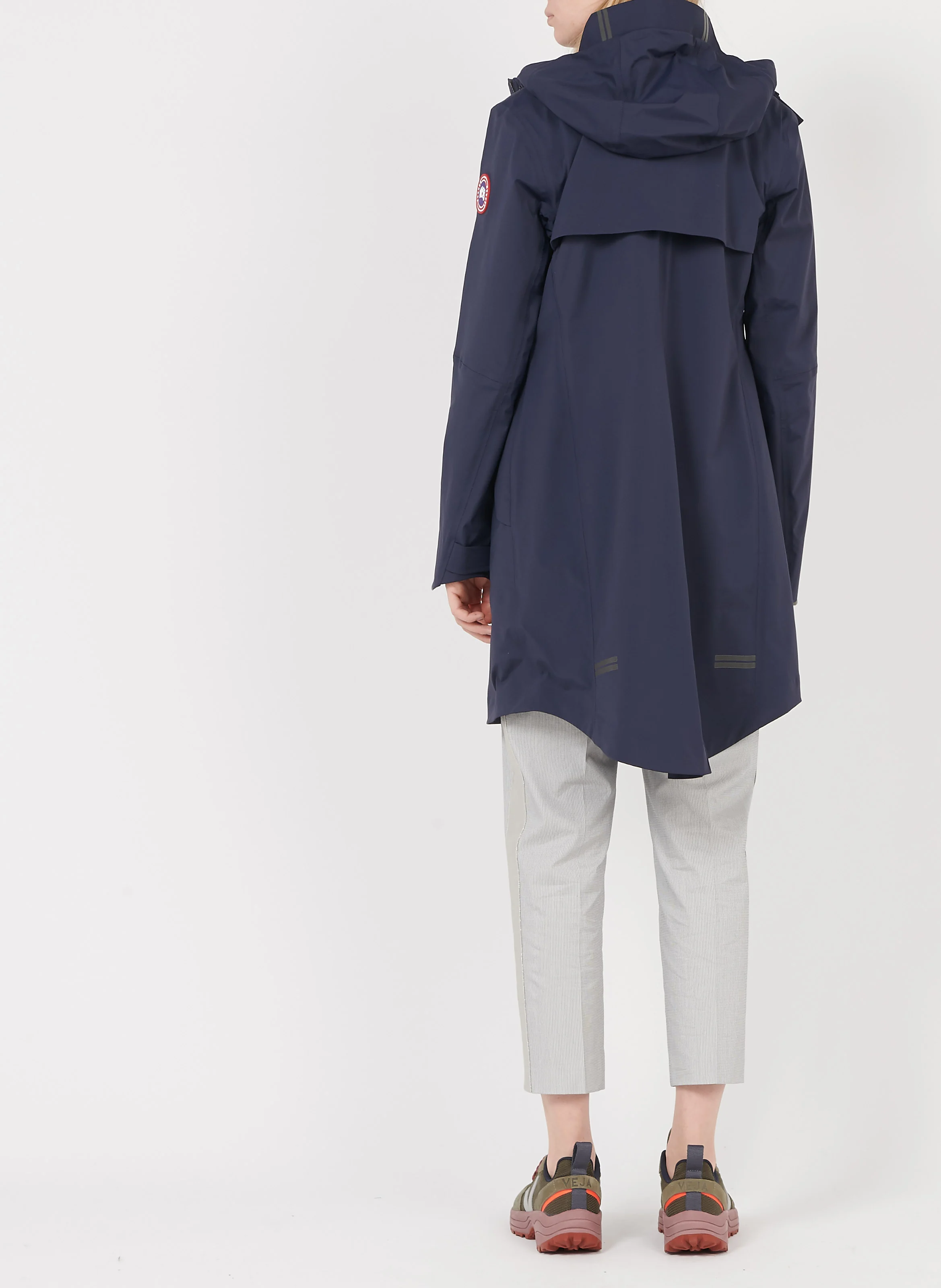 SALIDA JACKET - Parka imperméable avec capuche| Bleu
