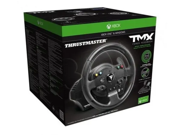 Thrustmaster TMX Force Feedback - Rat og pedalsæt - kabling - for PC, Microsoft Xbox One