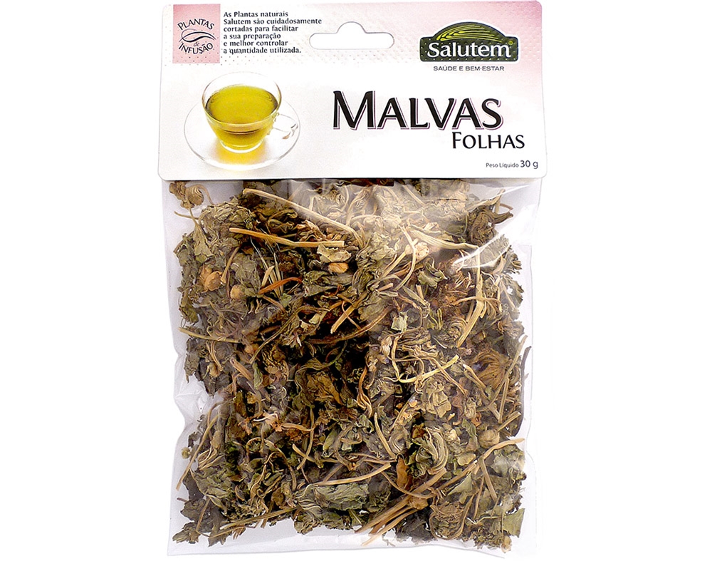 CHÁ SALUTEM EM SACO MALVAS FOLHAS 30G