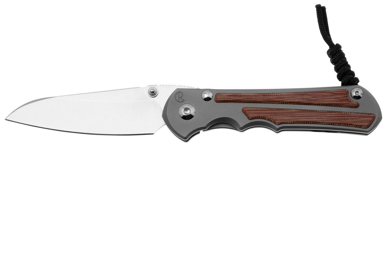 Chris Reeve Large Inkosi LIN-1126 Plain Insigno CPM-Magnacut, Glass Blasted Micarta Inlay, zakmes