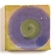 Handglasierte Kachel 'Rond', L 5 cm, B 5 cm von fischer's lagerhaus