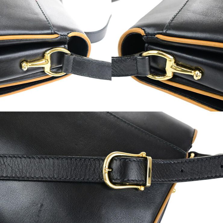 Celine Vintage Celine Shoulder Bag Black