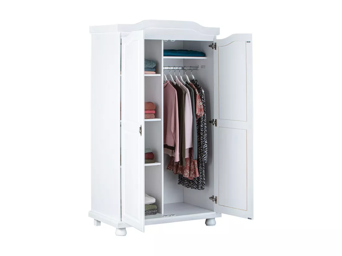 Armoire 2 Portes Bois 