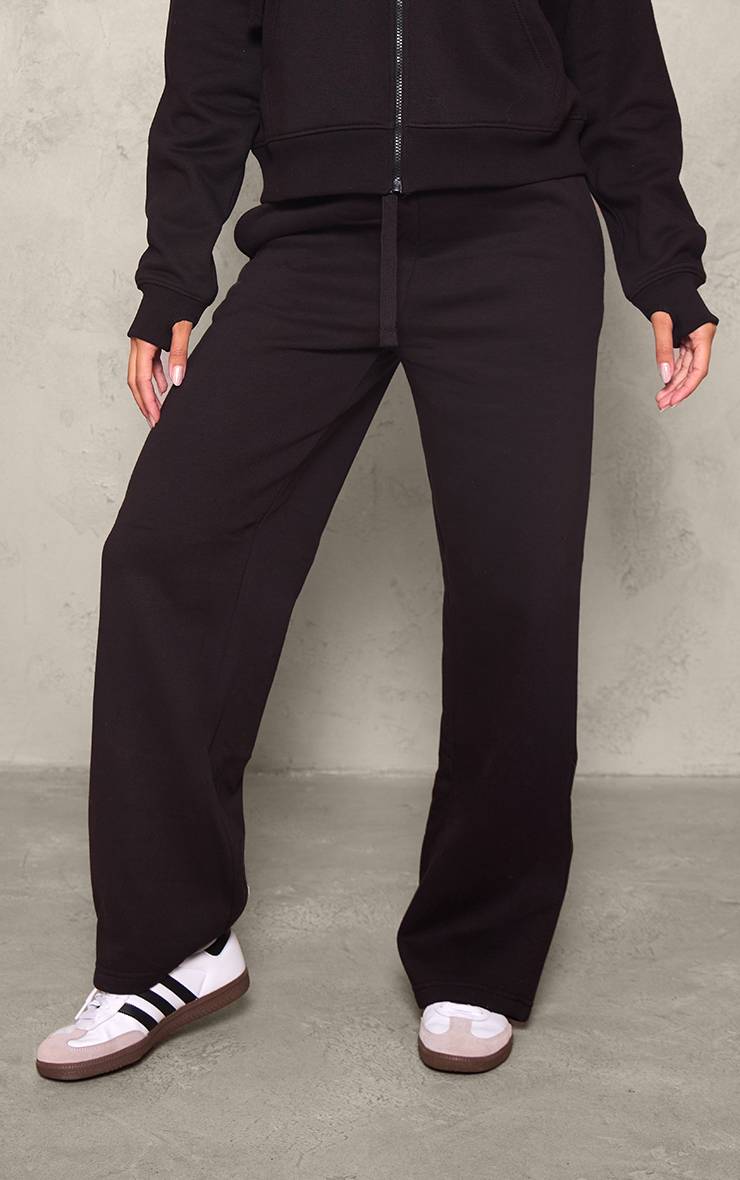 Noir Jogging Oversize À Jambes Larges