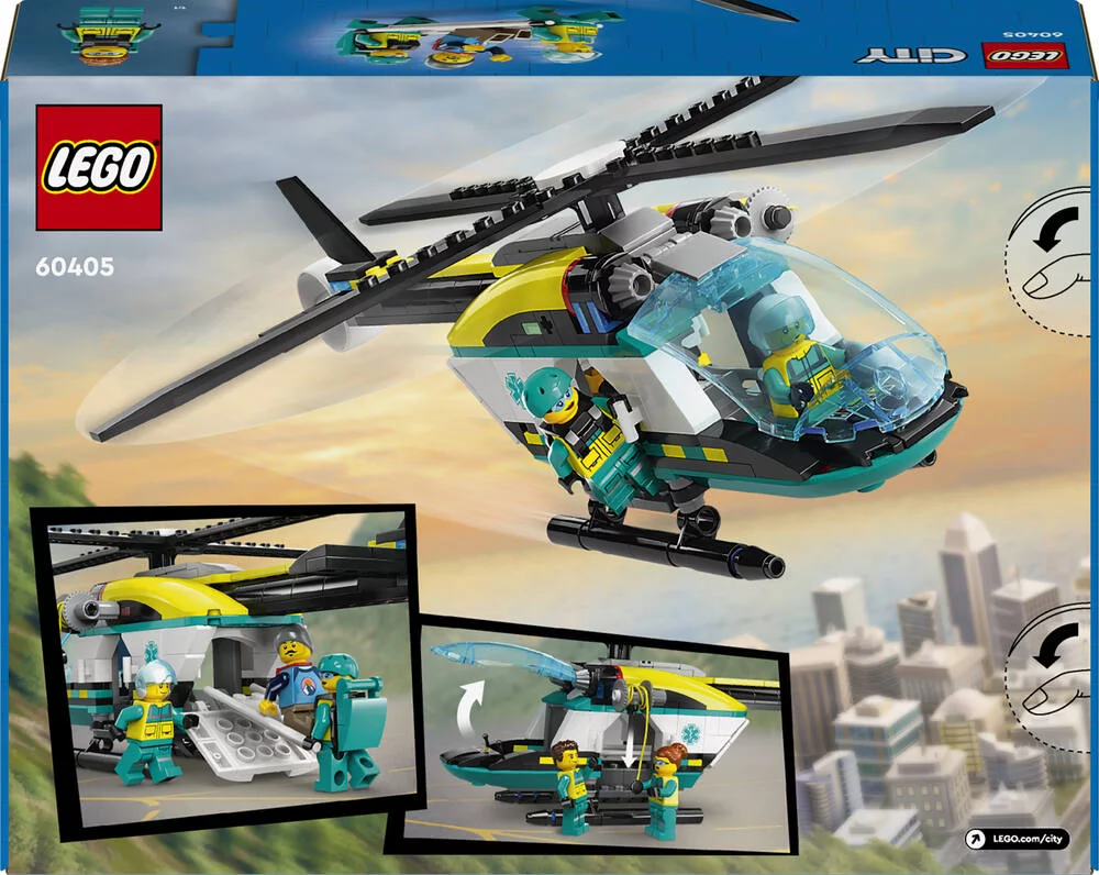 LEGO®CITY 60405 - L’HELICOPTERE DES URGENCES