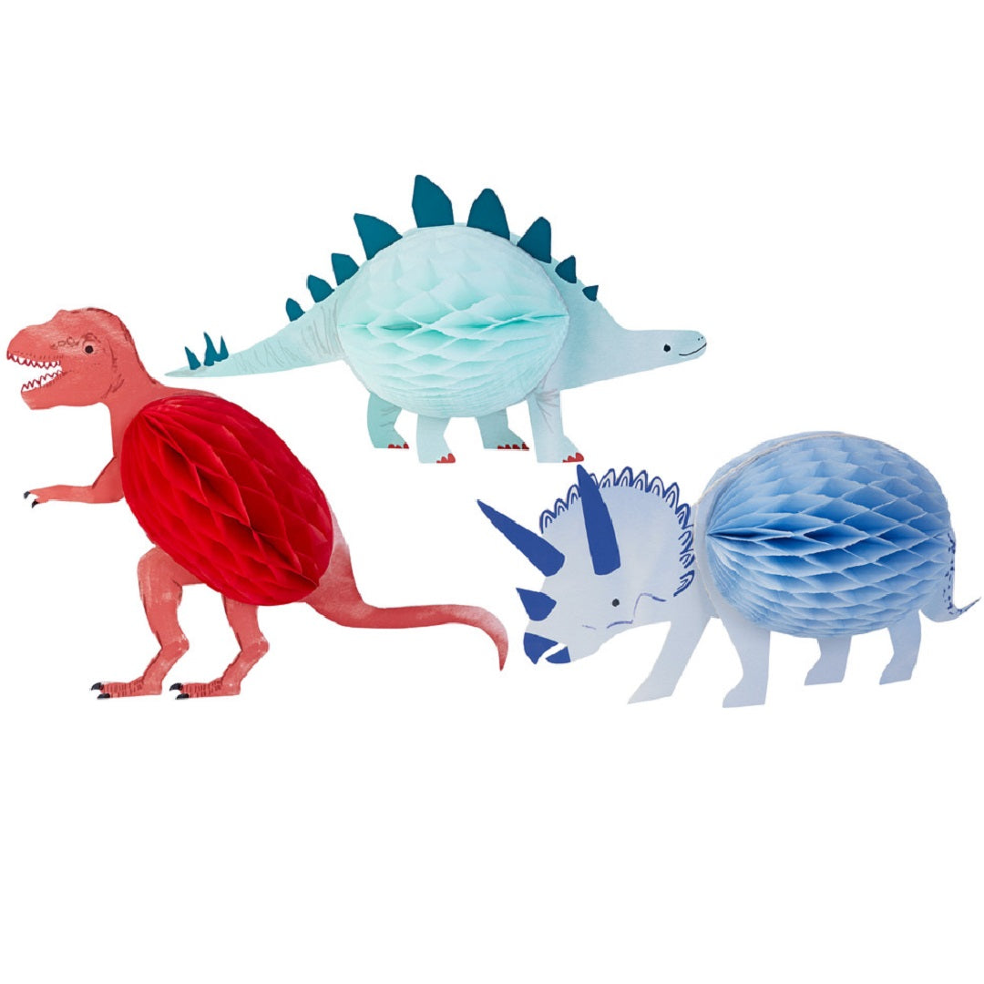 Meri meri honingraat versiering dino's - 3st