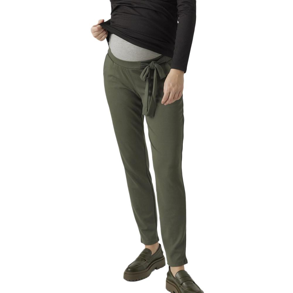 Mamalicious Pantalon de Grossesse Kaki Femme Mamalicious Mini