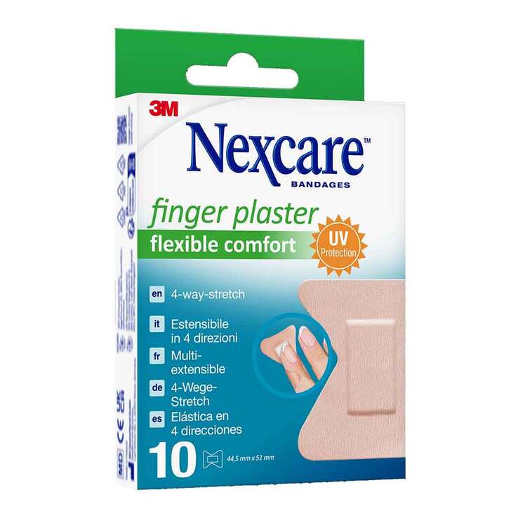 Nexcare Fingerpflaster comfort flexible 6x10cm, 10 St