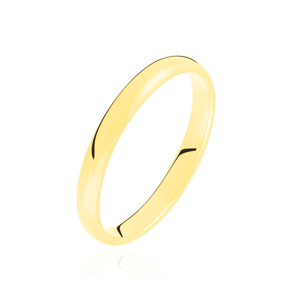 Alliance Sonia Demi Jonc Confort Or Jaune