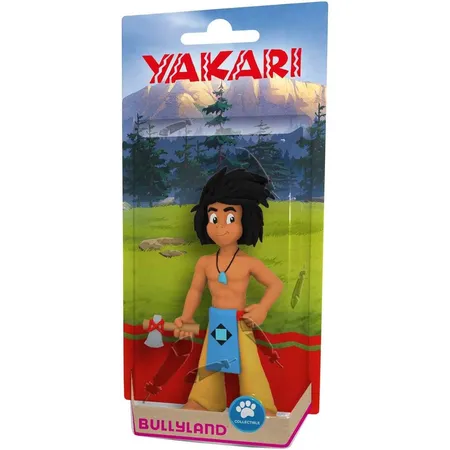 Bullyland Yakari, Kleiner Dachs mit Beil, ca. 9,5 cm