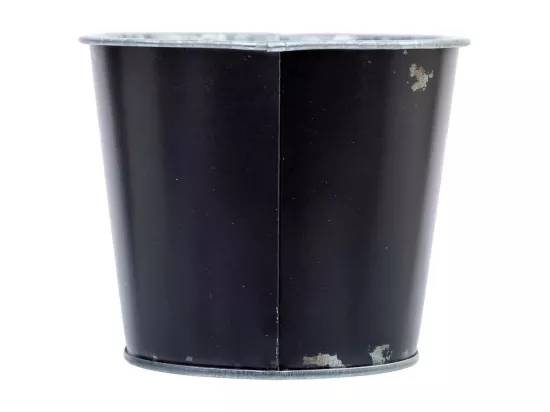 Panier en métal noir 19,5x11,5x9 B16,5x8,5