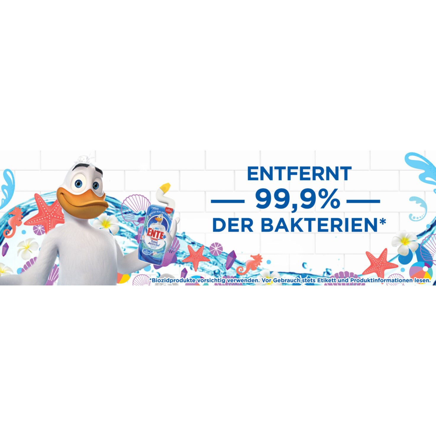 WC-Ente Total Aktiv Gel Ocean Wave