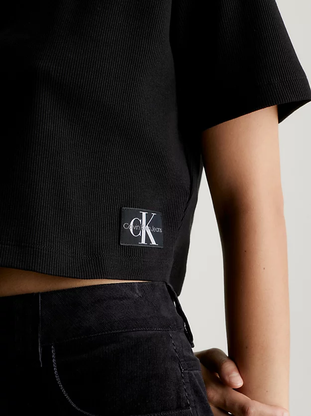 Camisa polo canelada de corte relaxado