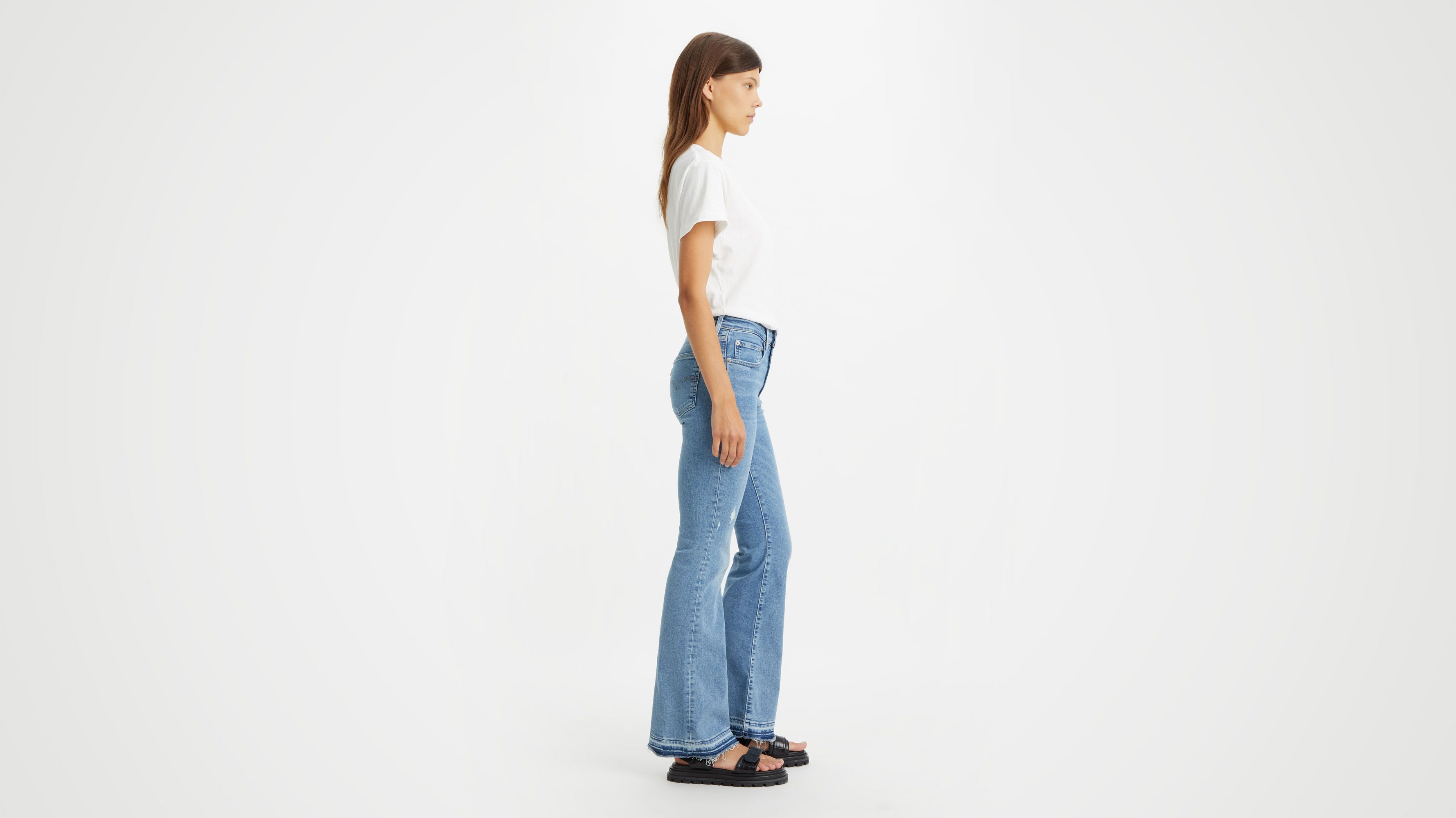 Jean 726™ taille haute flare - Light Indigo Worn In - Bleu