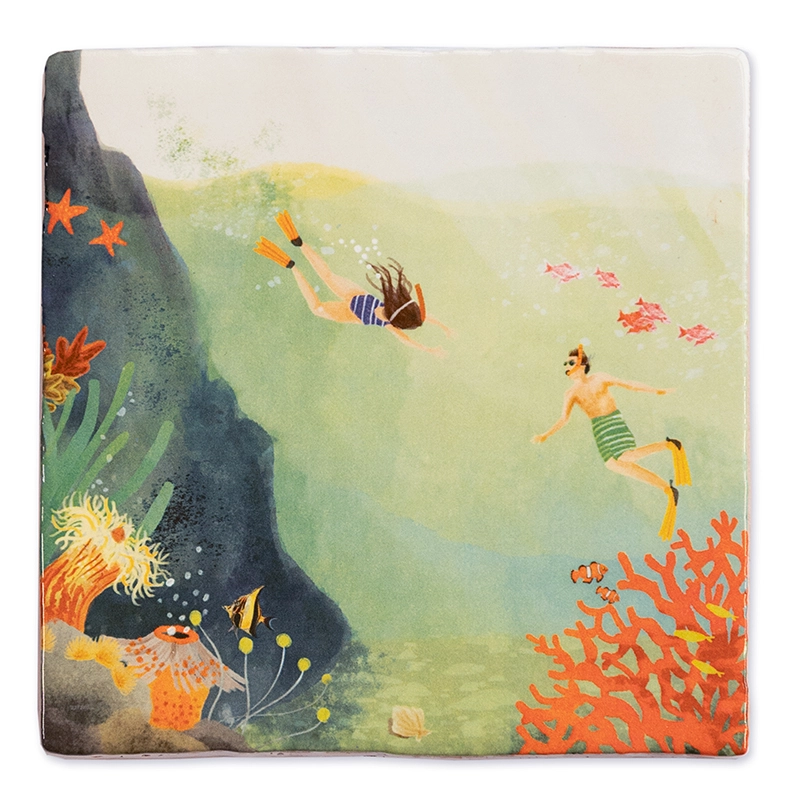 StoryTiles wandtegel Onderwaterwereld 10 x 10 cm