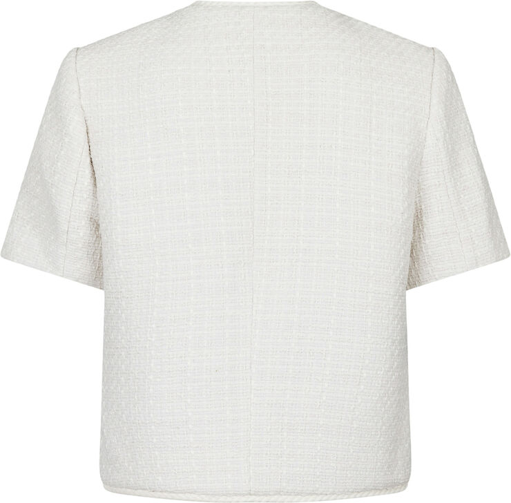 Neo Noir Leena Boucle Jacket Off white