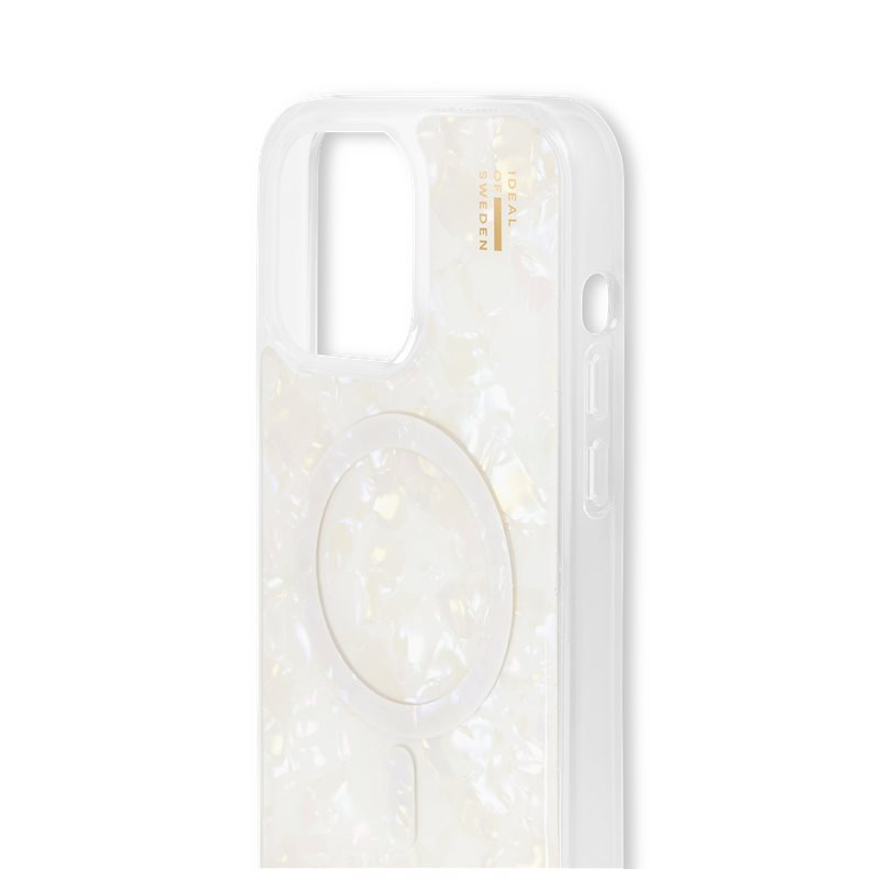 iPhone 14 Pro Max MagSafe Hardcase Hülle Pearlized Case Recycled (IDPLCMS-I2267P-10) - Weiss