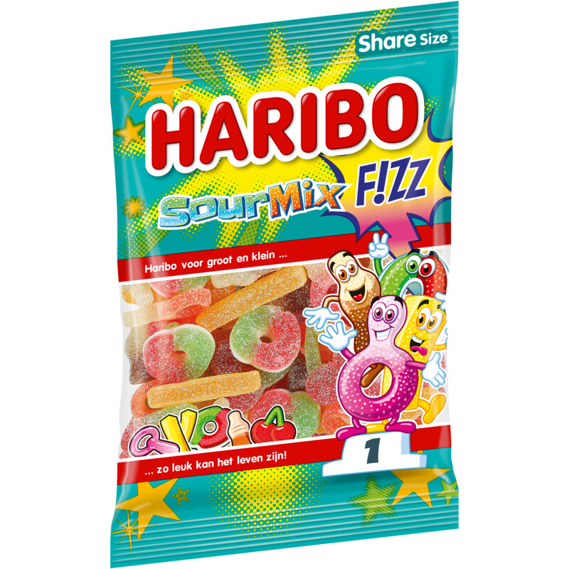 Haribo Sour mix f!zz zuur