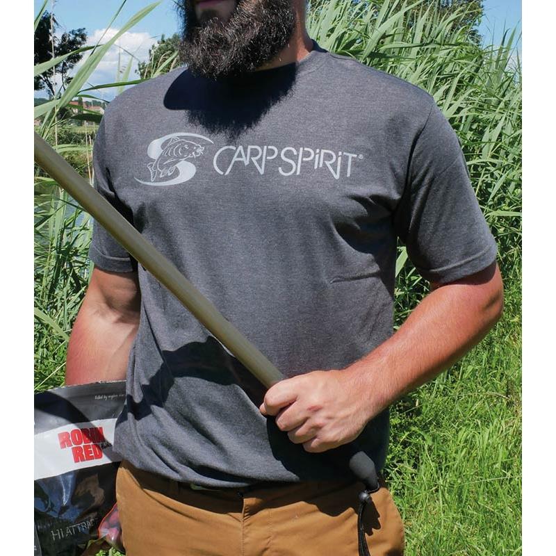 Tee Shirt Manches Courtes Homme Carp Spirit - Gris