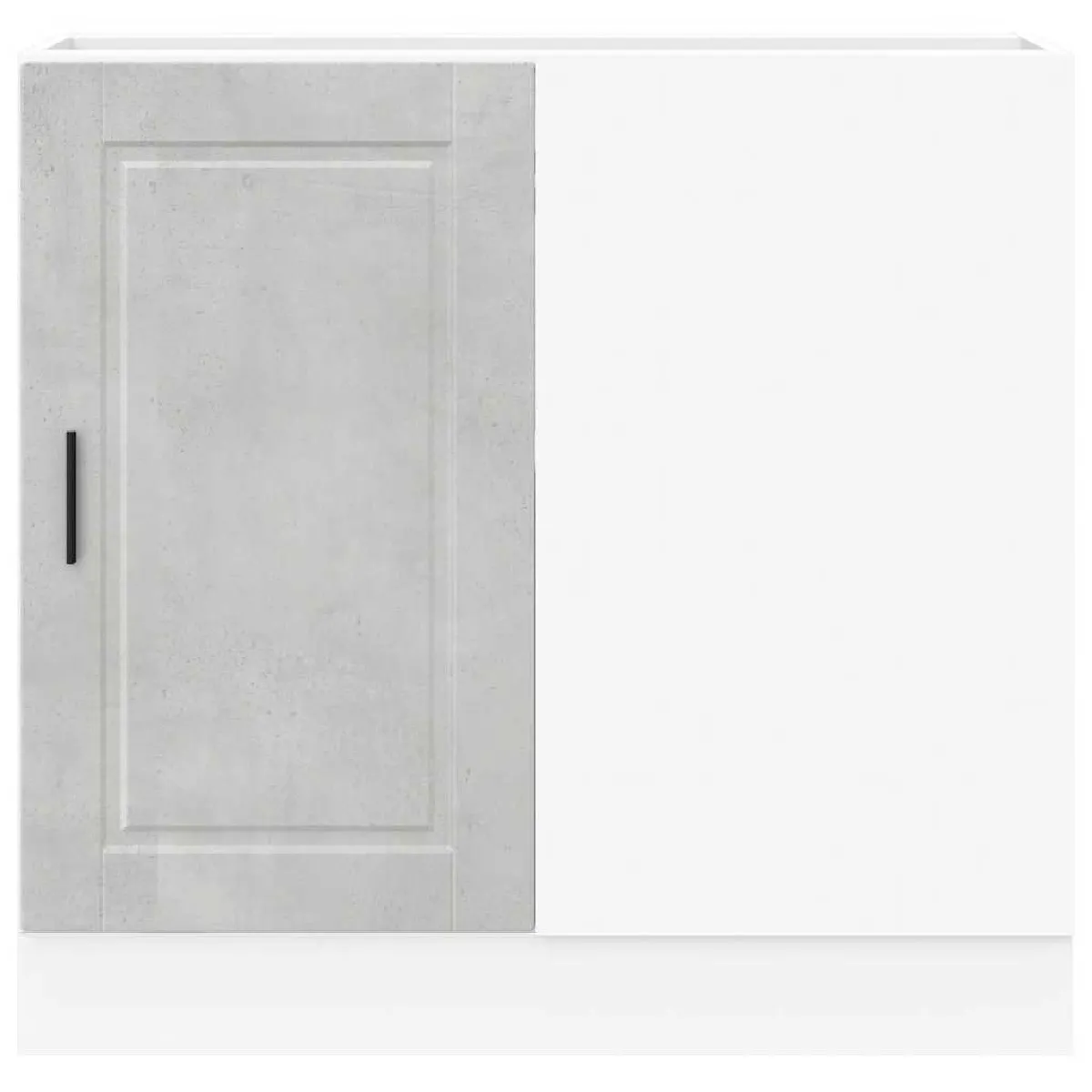 vidaXL Armoire de Cuisine Porto Gris Béton