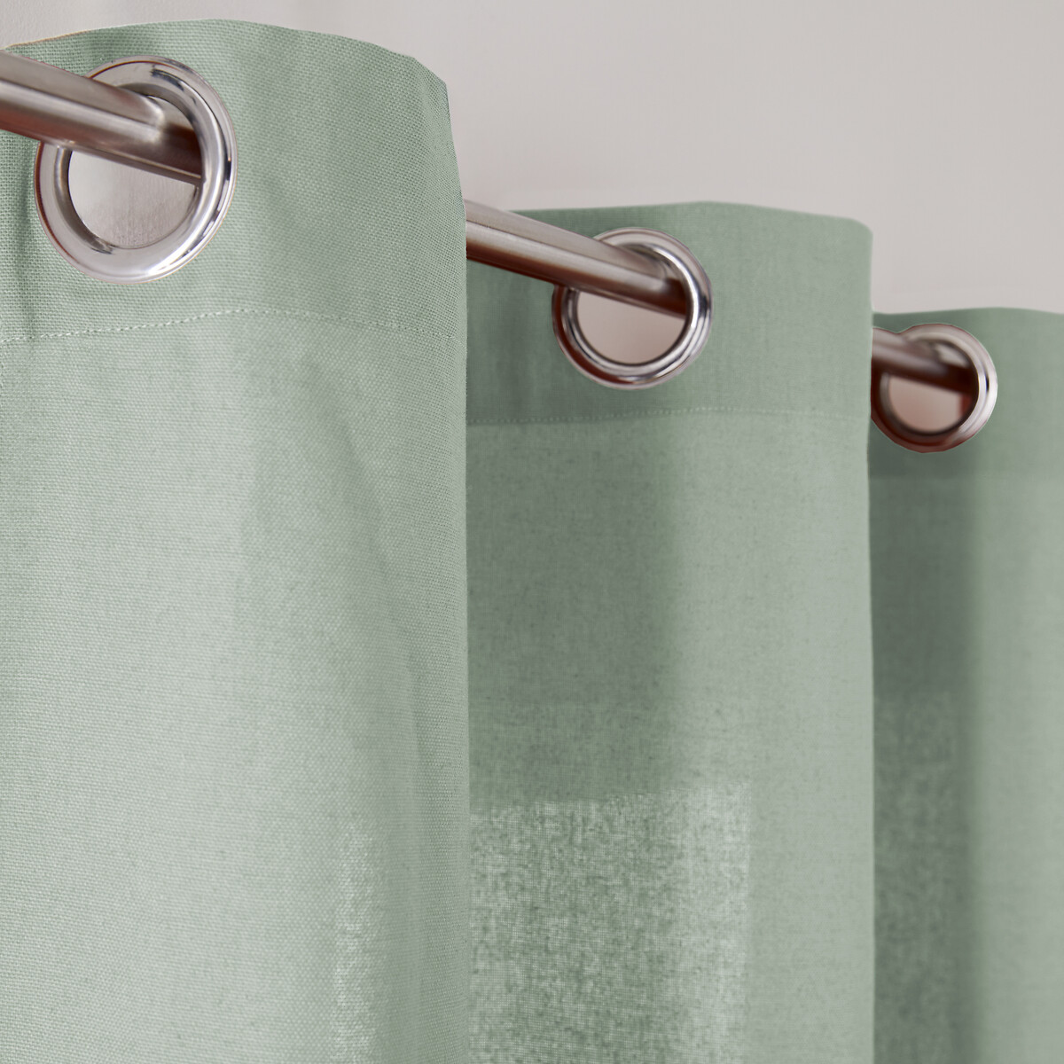 LA REDOUTE INTERIEURS<br>Cortina de algodão com ilhós Cenário