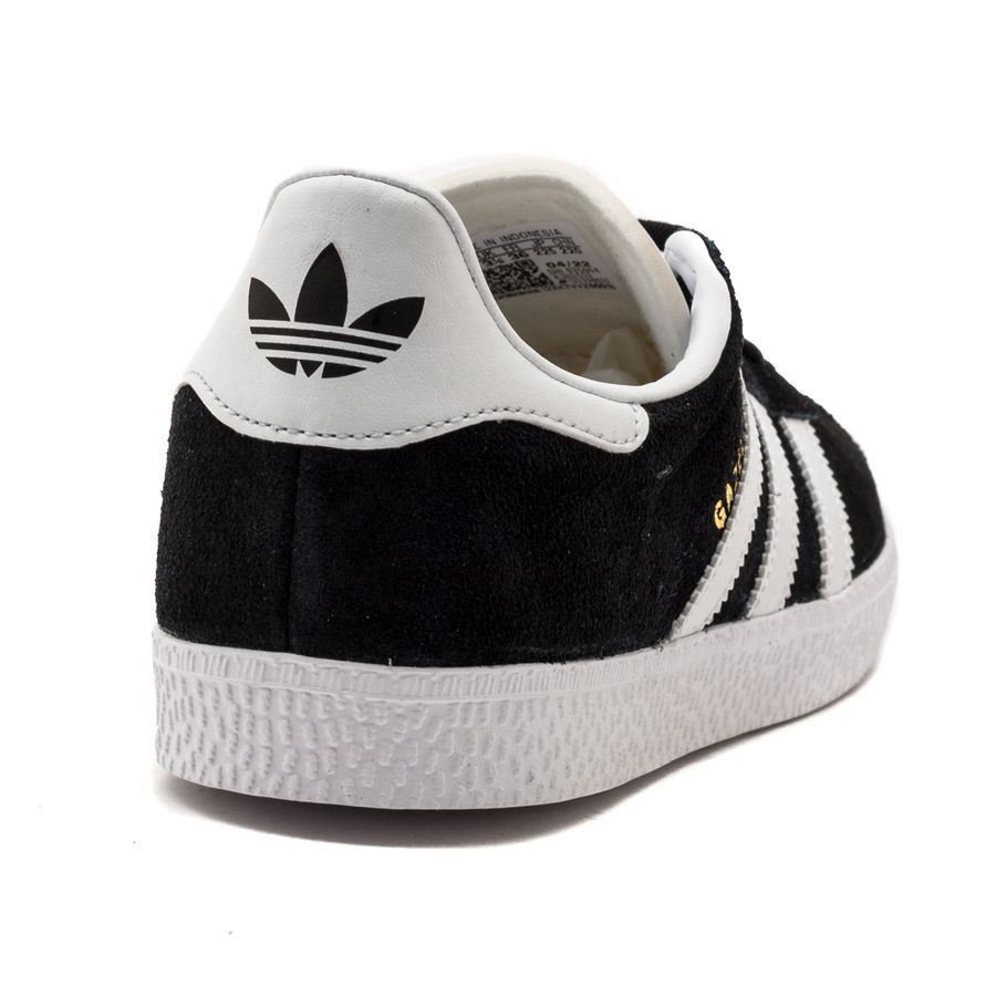 adidas Originals Chaussures Gazelle - Noir/Blanc/Doré Enfant
