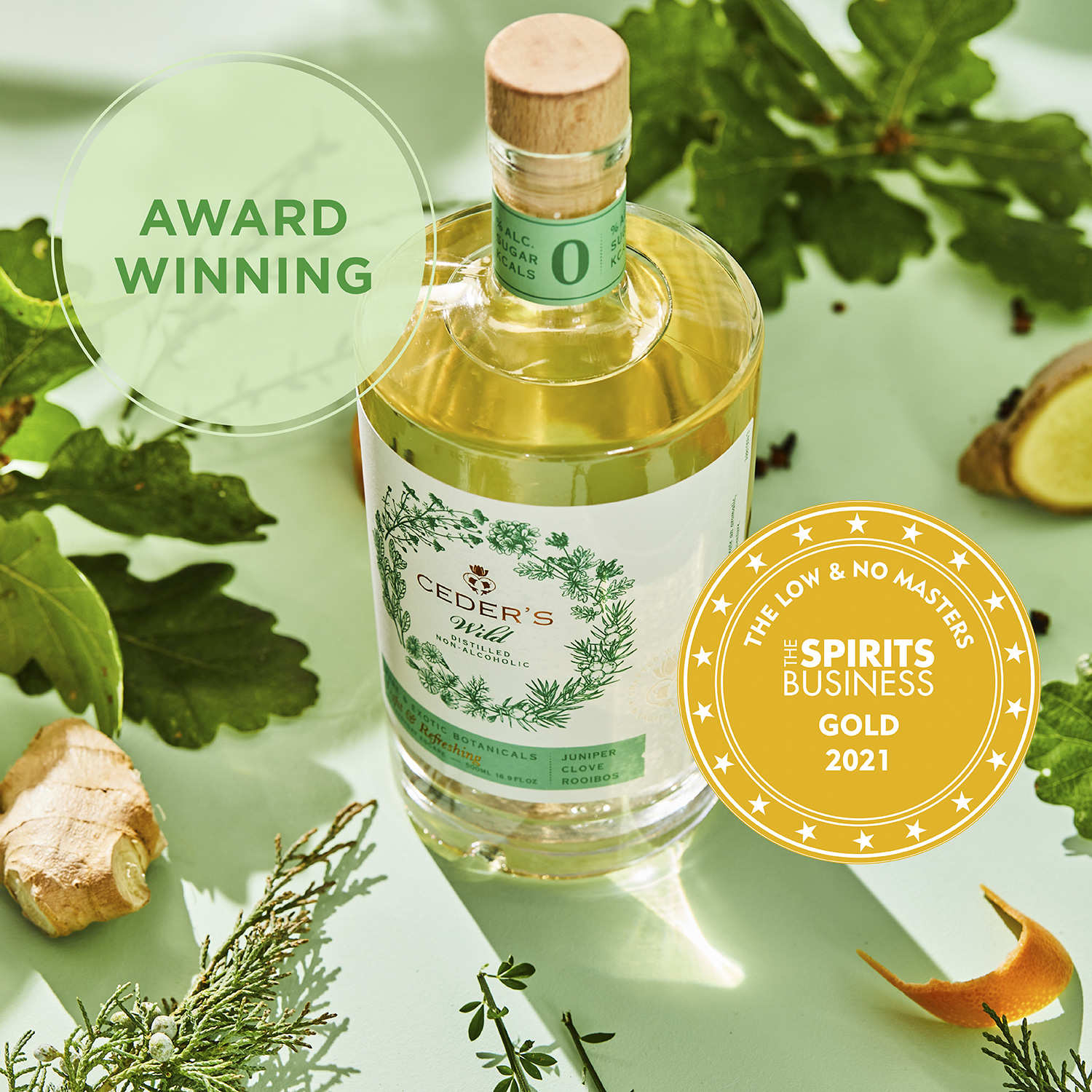 Ceder's Wild - Gin épicé sans alcool