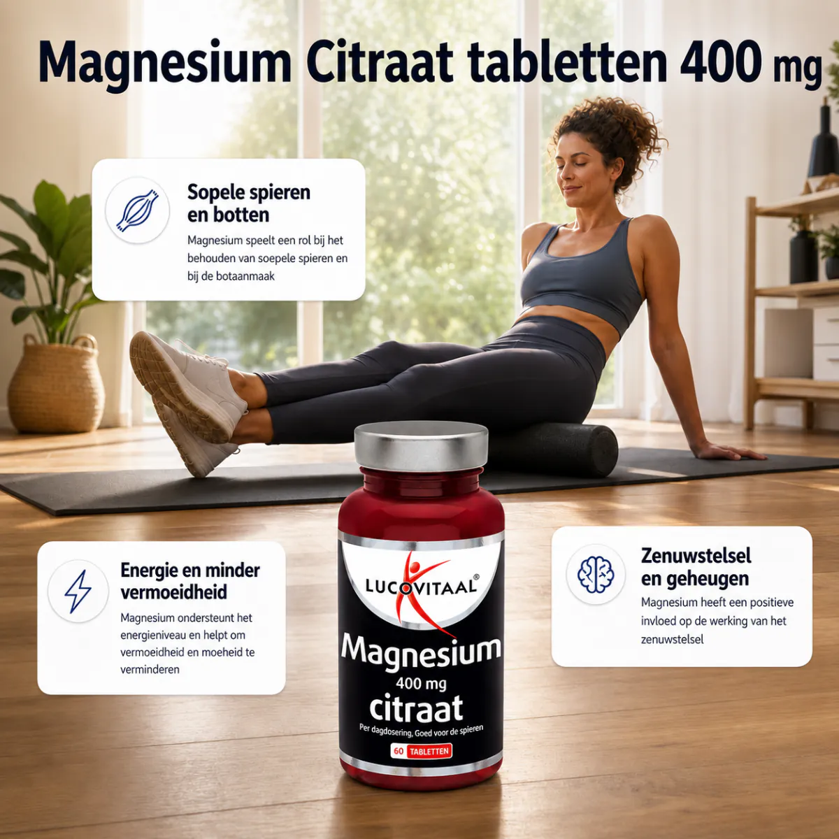 Magnesium Citraat tabletten 400 mg