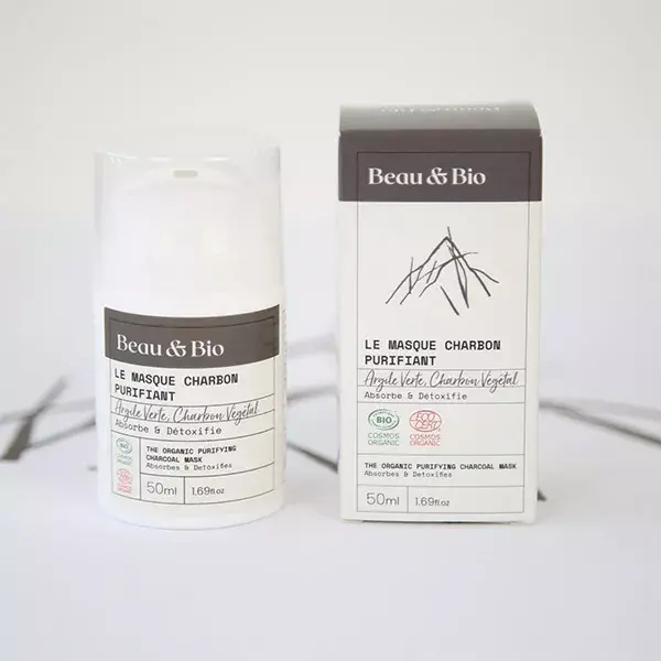 Beau & Bio Le Masque Charbon Purifiant Certifié Bio 50ml