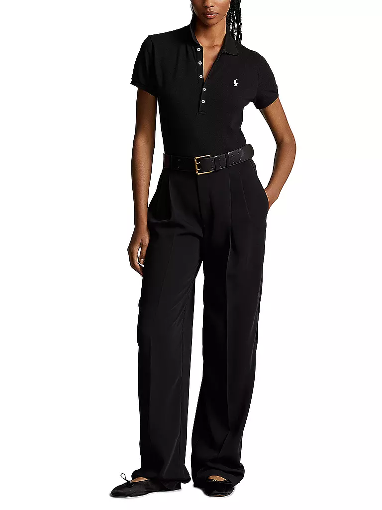 POLO RALPH LAUREN Poloshirt Slim Fit JULIE schwarz