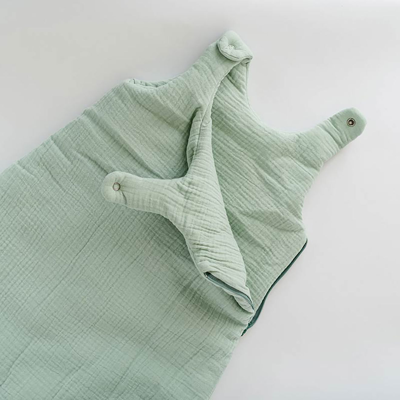 Papate Gigoteuse Hiver en Coton Bio verte - 70x90 cm
