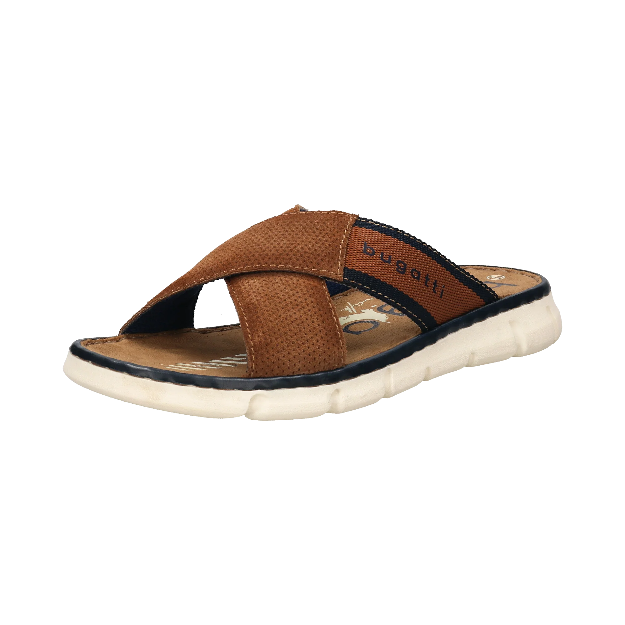 Pantoletten cognac