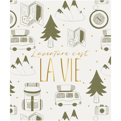 Carte L'aventure c'est la vie
