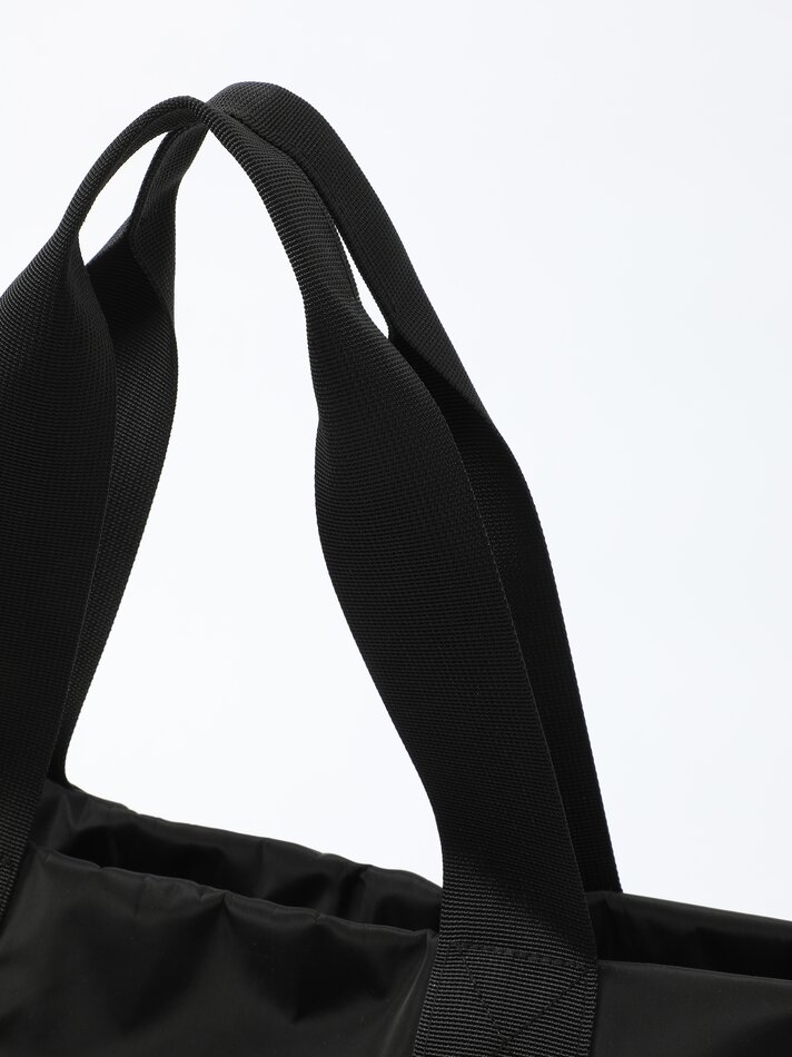 Sacola de compras de nylon - Preta