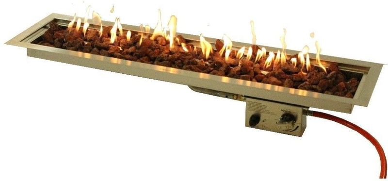 Enjoy Fires inbouwbrander rechthoek 101x25cm.