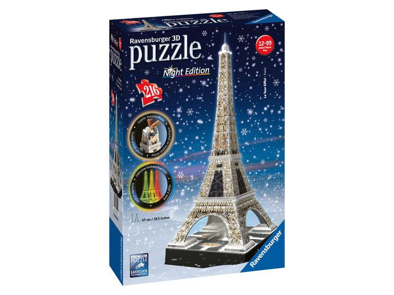 3D-puzzel night edition