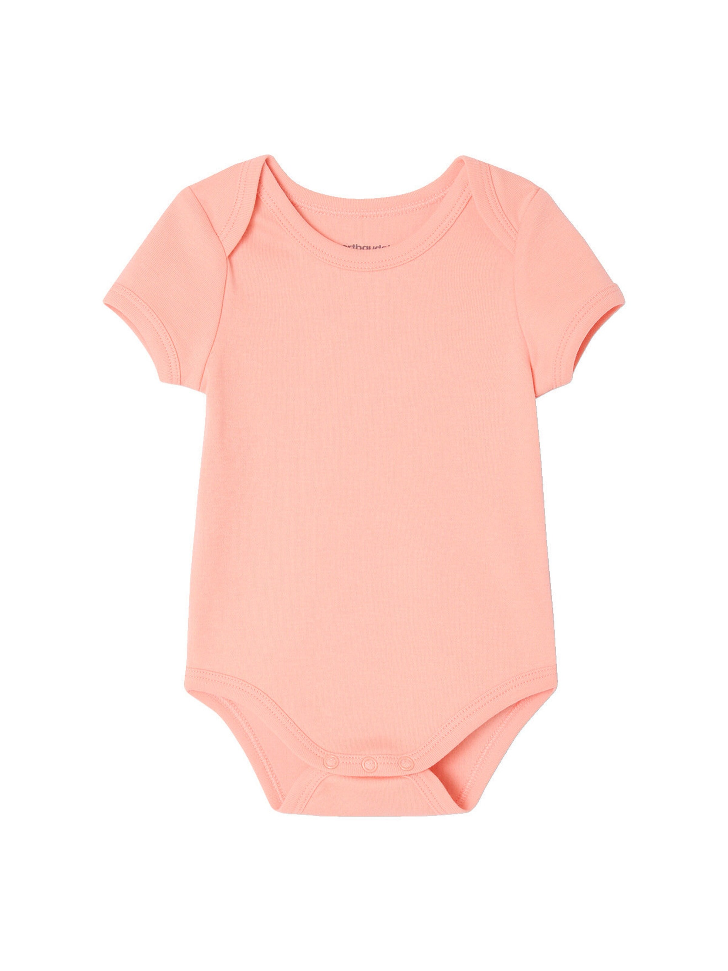 Vertbaudet Bio-Kollektion: 3er-Pack Baby Schlupfbodys mit kurzen Ärmeln set weiß