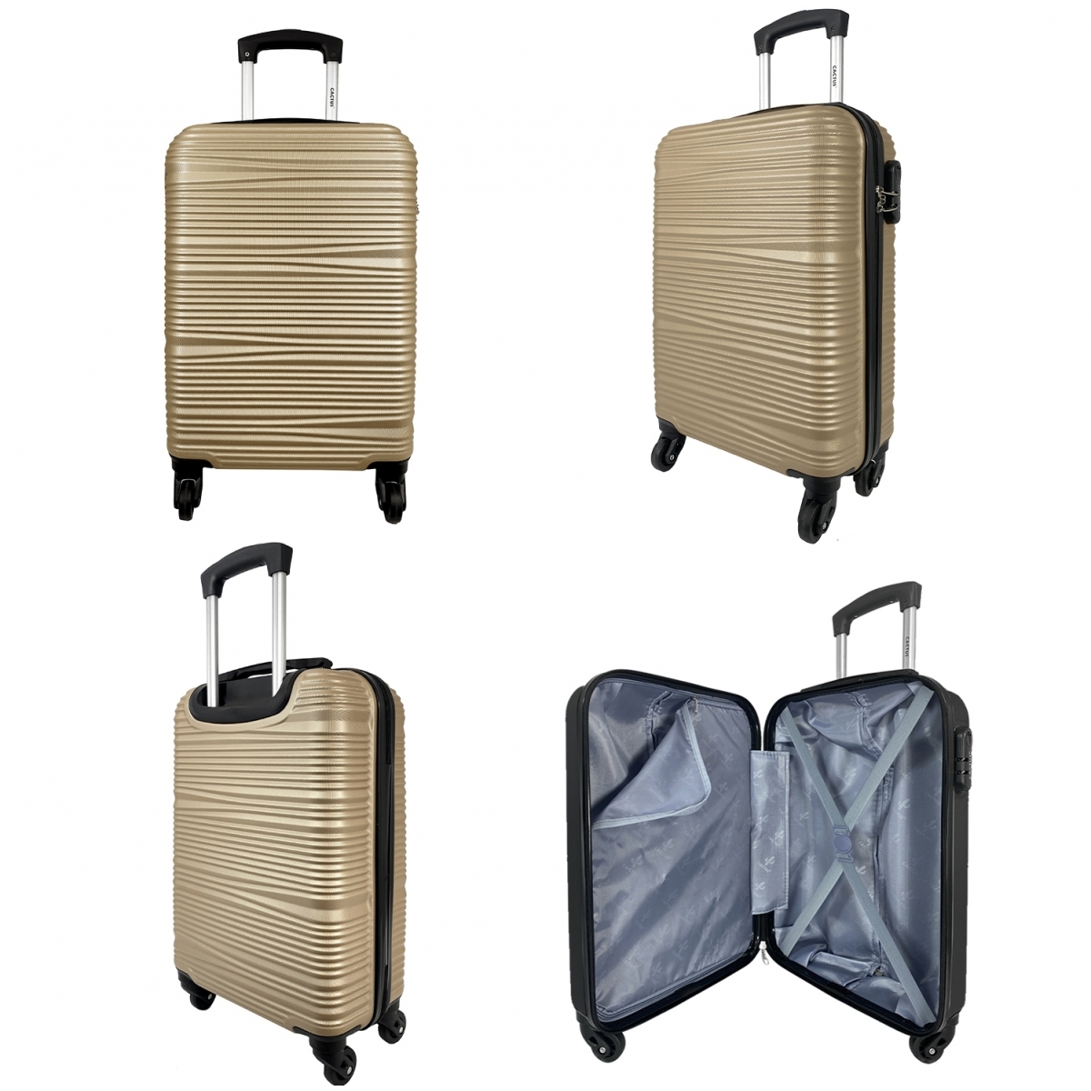 Cactus Lot 3 valises dont 1 valise cabine rigides Cactus ABS