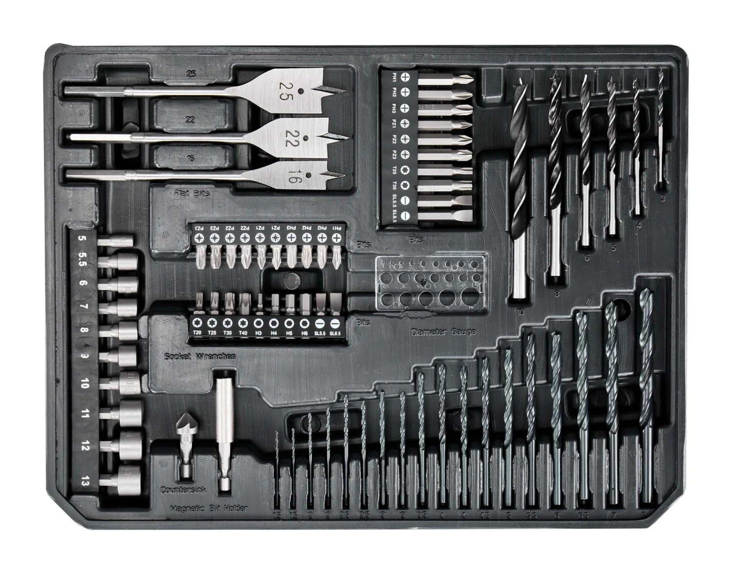 Makita E-24907 70-delige boor- & bitset in Mbox