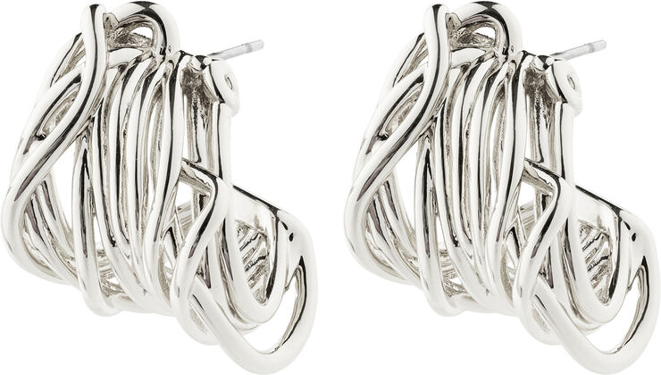 Pilgrim PAMELA recycled earrings silver-plated Sølv