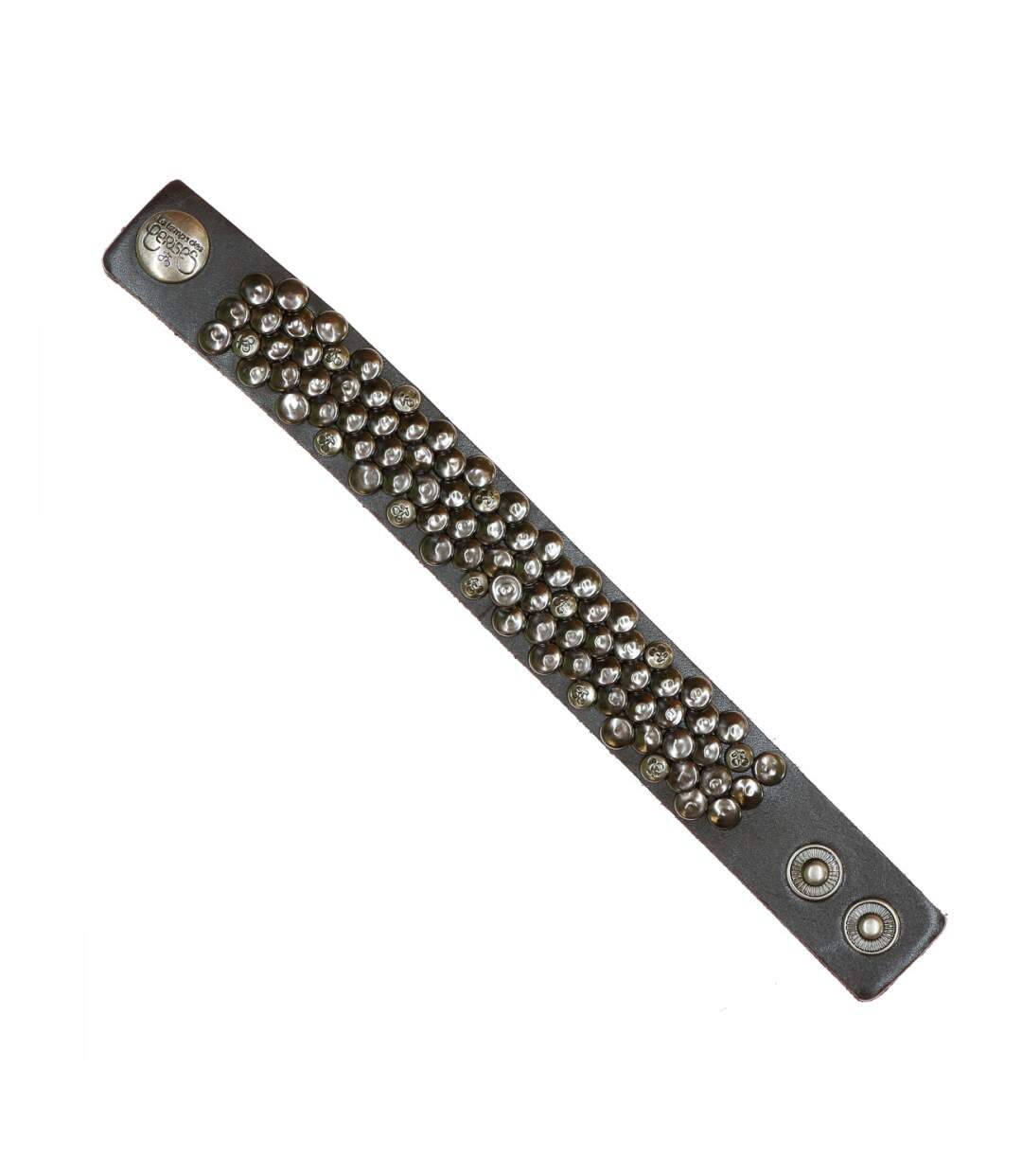 Bracelet Marron à clous Femme Le Temps des Cerises