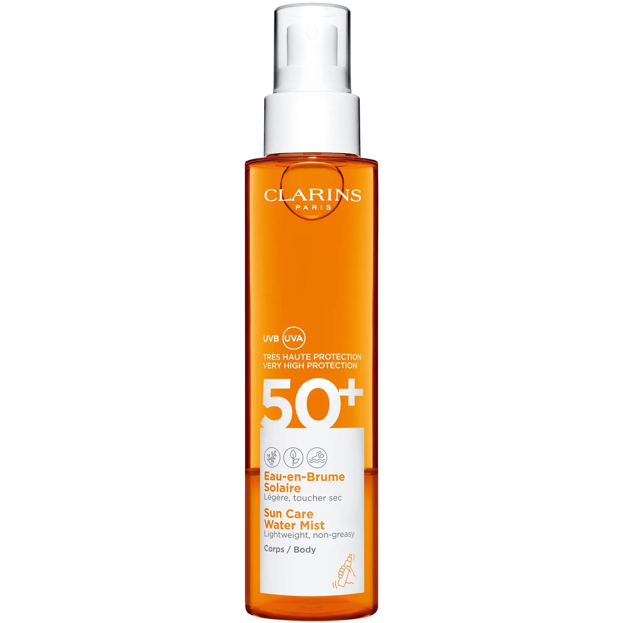 Clarins - EAU-EN-BRUME SOLAIRE Très haute protection SPF50+ UVA/UVB - Corps- Soin de jour