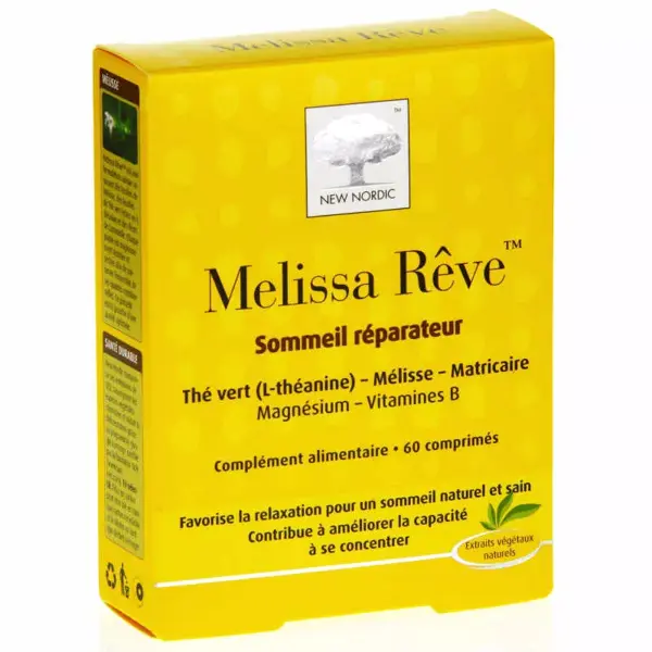 Novos comprimidos Nordic Melissa Dream 60